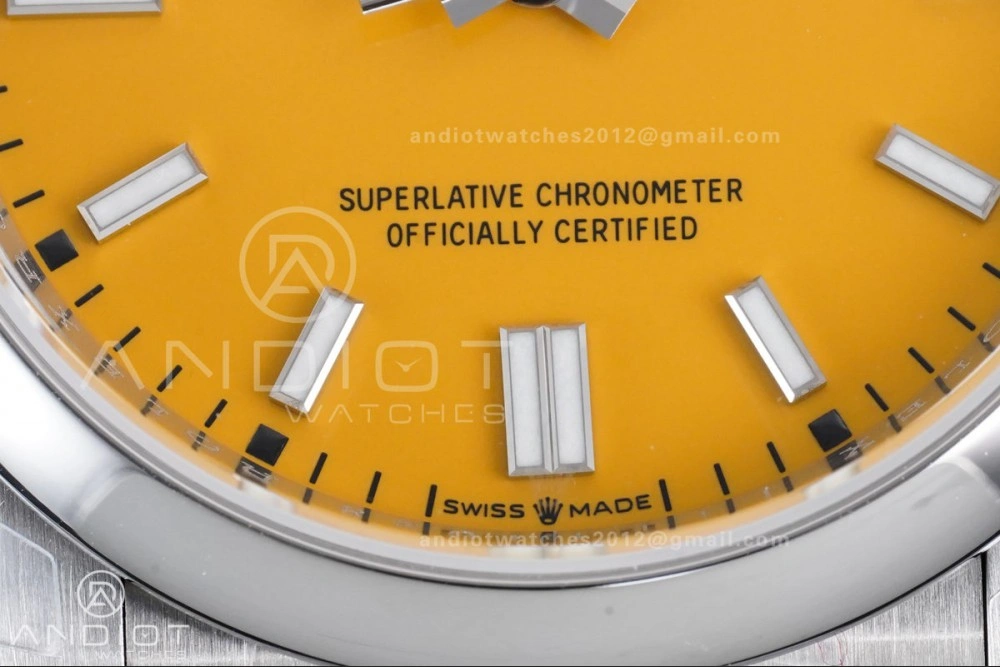 MoistureWicking Oyster Perpetual 126000 36mm VSF 1:1 Best Edition 904L Steel Yellow Dial DD3230 V 973