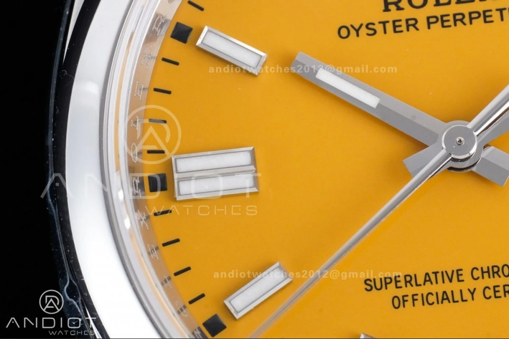 MoistureWicking Oyster Perpetual 126000 36mm VSF 1:1 Best Edition 904L Steel Yellow Dial DD3230 V 973
