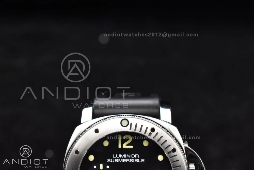 PAM1024 VSF 1:1 Best Edition Black Dial On SS with Black Rubber Strap P.9001 Clone FreshLook 342