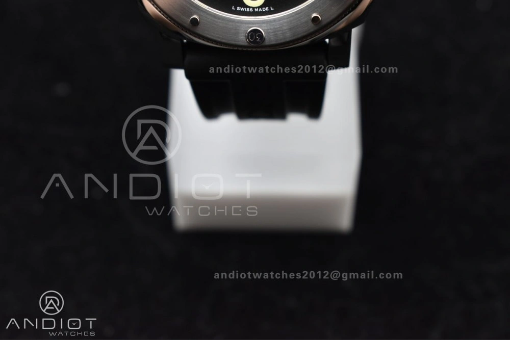 PAM1024 VSF 1:1 Best Edition Black Dial On SS with Black Rubber Strap P.9001 Clone FreshLook 342