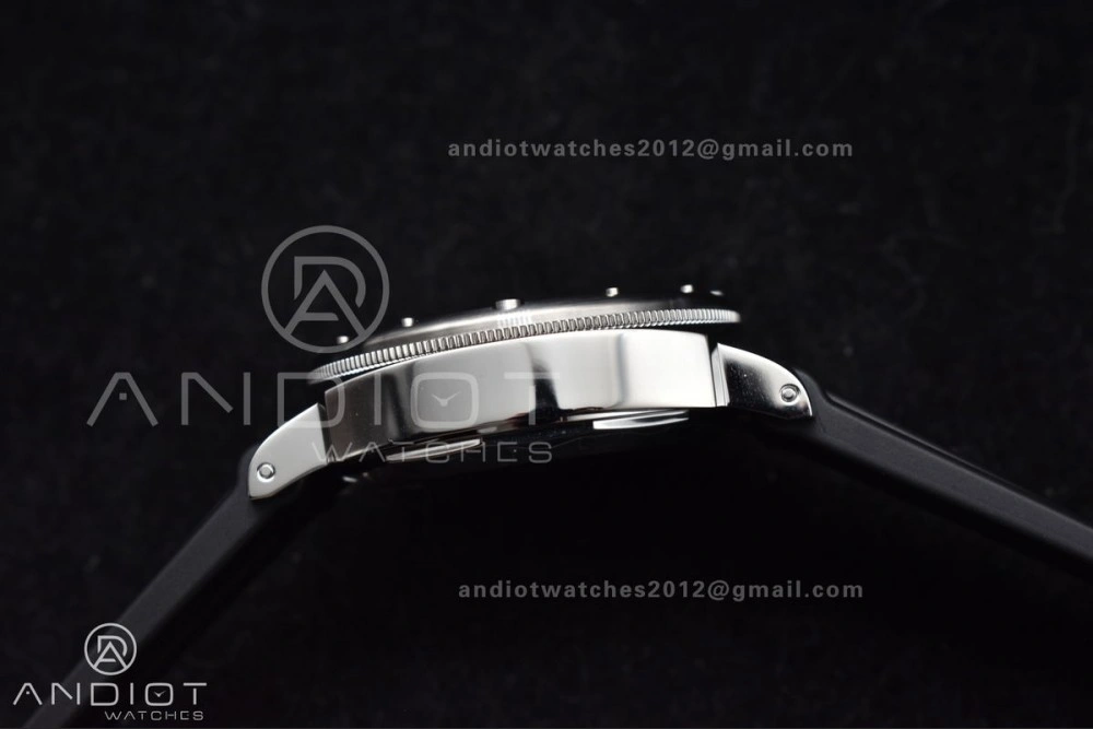 PAM1024 VSF 1:1 Best Edition Black Dial On SS with Black Rubber Strap P.9001 Clone FreshLook 342