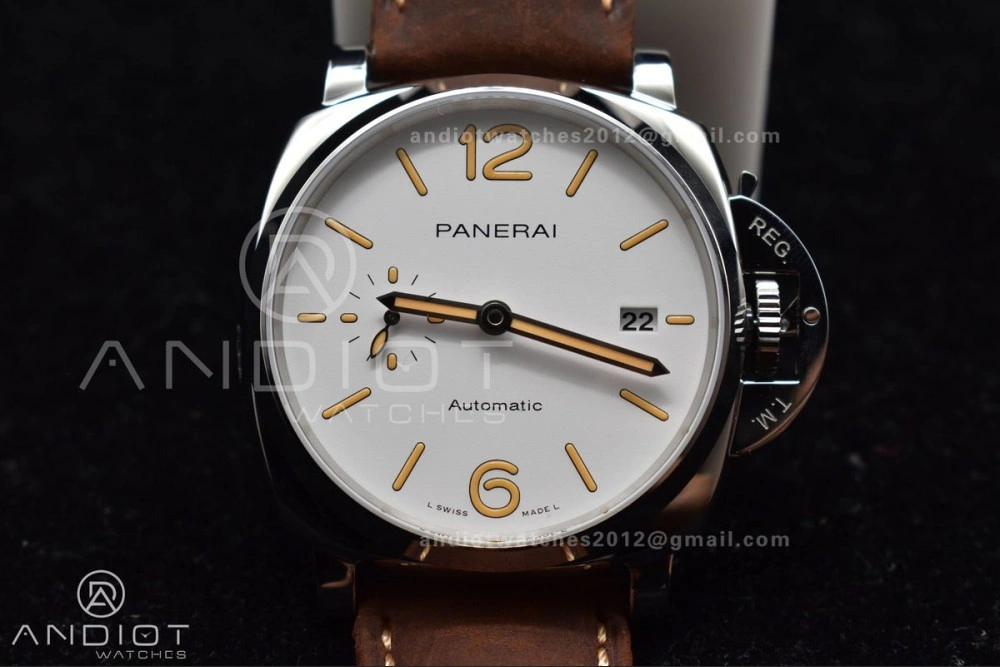 Bold PAM1046 Luminor Due VSF Best Edition White Dial on Brown Asso Strap AXXXIV 977