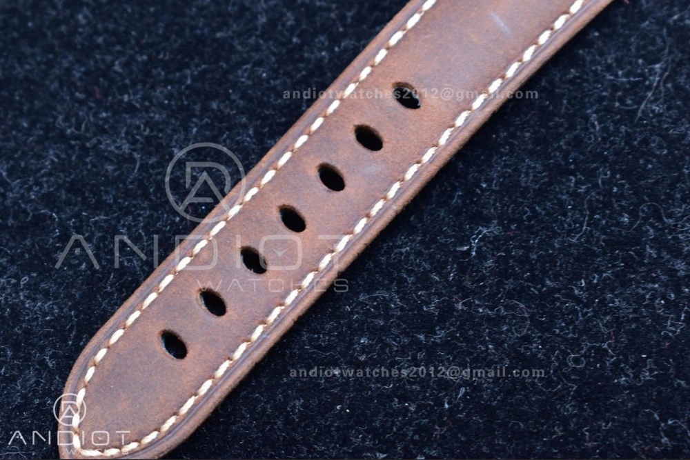 Bold PAM1046 Luminor Due VSF Best Edition White Dial on Brown Asso Strap AXXXIV 977