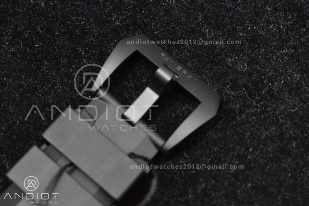 PAM1070 W SBF 1:1 Best Edition Black Dial on Black Rubber Strap P Tailored 434