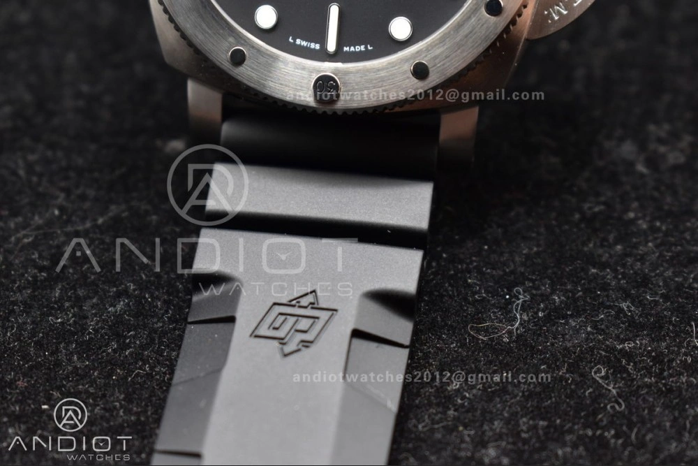 PAM1229 Y SBF 1:1 Best Edition Black Dial on Black Rubber Strap P ModernLook 323