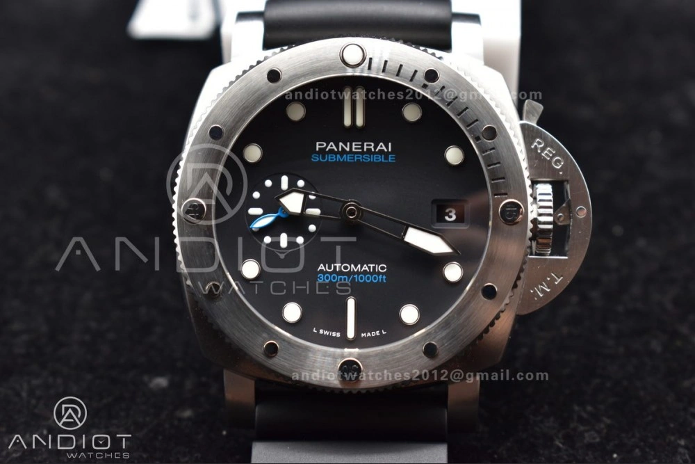 PAM1229 Y SBF 1:1 Best Edition Black Dial on Black Rubber Strap P ModernLook 323