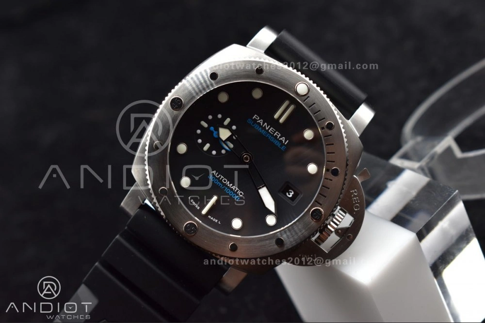 PAM1229 Y SBF 1:1 Best Edition Black Dial on Black Rubber Strap P ModernLook 323
