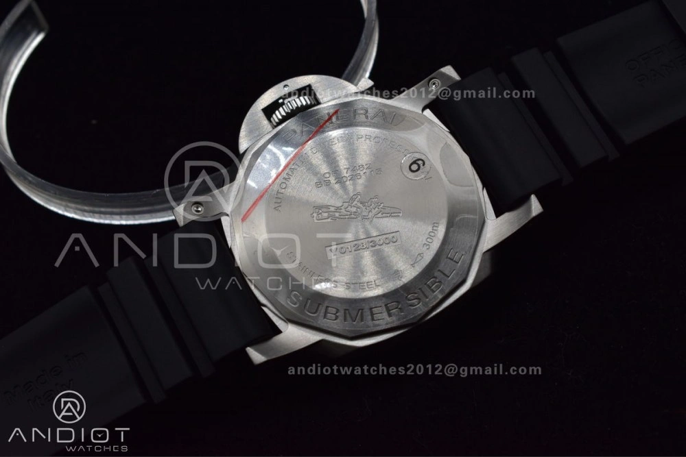 PAM1229 Y SBF 1:1 Best Edition Black Dial on Black Rubber Strap P ModernLook 323