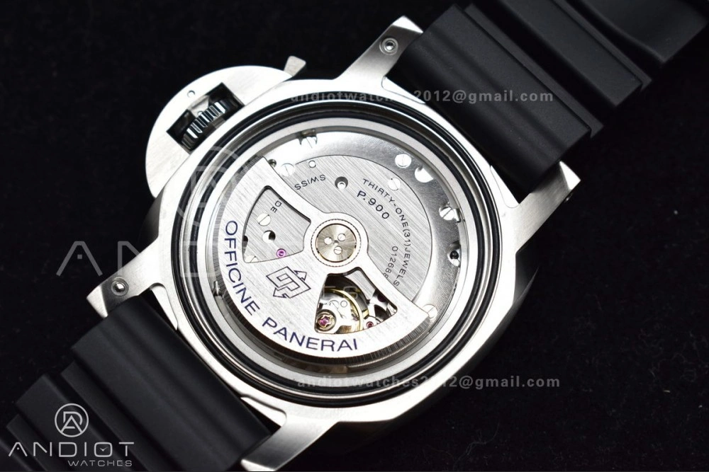 PAM1229 Y SBF 1:1 Best Edition Black Dial on Black Rubber Strap P ModernLook 323