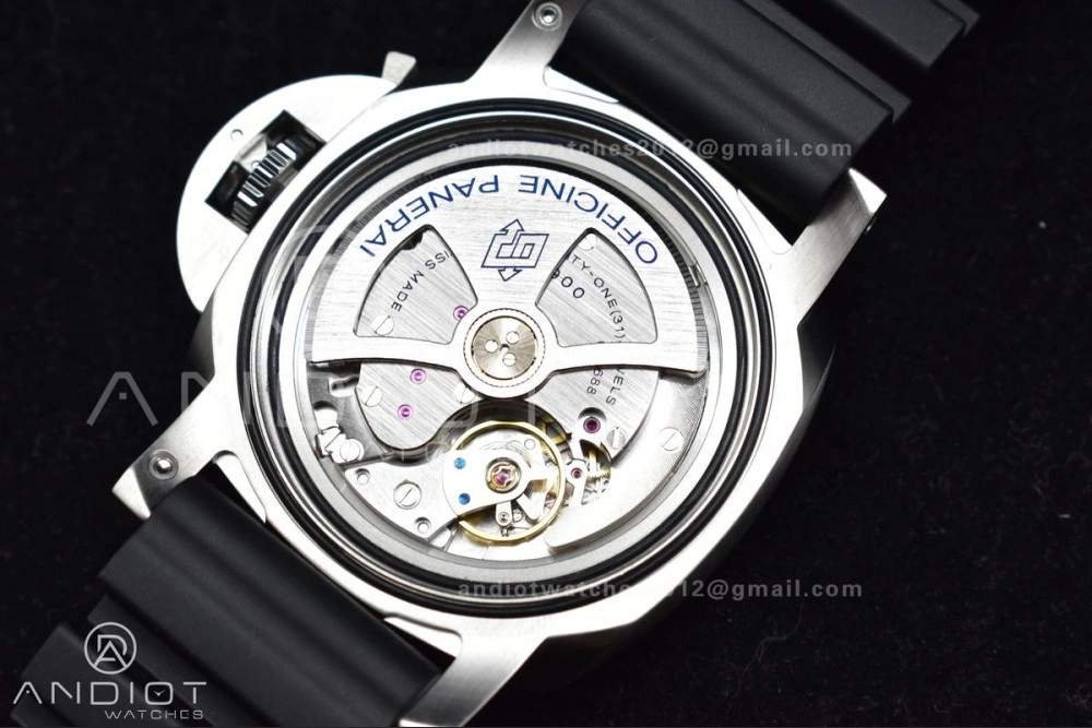 PAM1229 Y SBF 1:1 Best Edition Black Dial on Black Rubber Strap P ModernLook 323