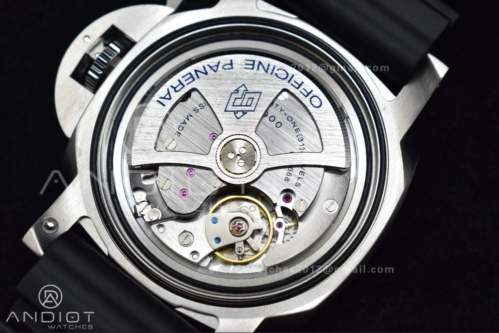 PAM1229 Y SBF 1:1 Best Edition Black Dial on Black Rubber Strap P ModernLook 323
