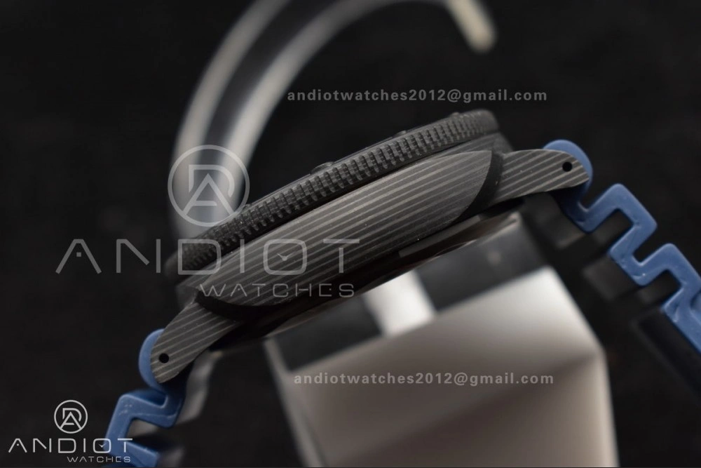 PAM1232 W Carbotech SBF 1:1 Best Edition Blue Dial on Blue Rubber Strap P Trendsetting 439