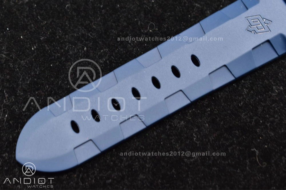 PAM1232 W Carbotech SBF 1:1 Best Edition Blue Dial on Blue Rubber Strap P Trendsetting 439