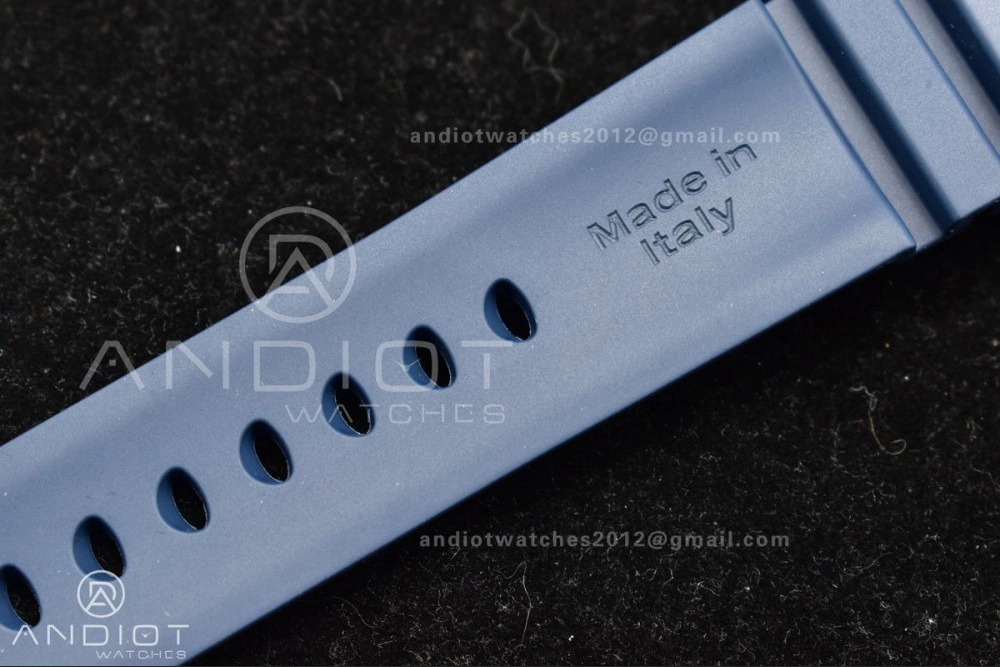 PAM1232 W Carbotech SBF 1:1 Best Edition Blue Dial on Blue Rubber Strap P Trendsetting 439