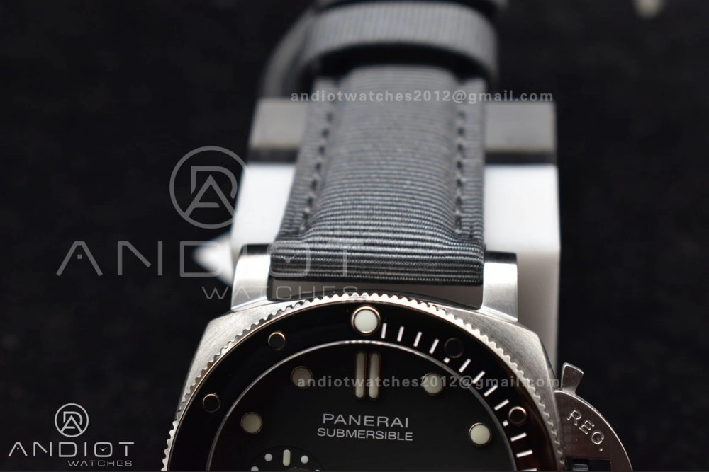 PAM1288 Y SBF 1:1 Best Edition Gray Dial on Gray Nylon Strap P TopPick 320