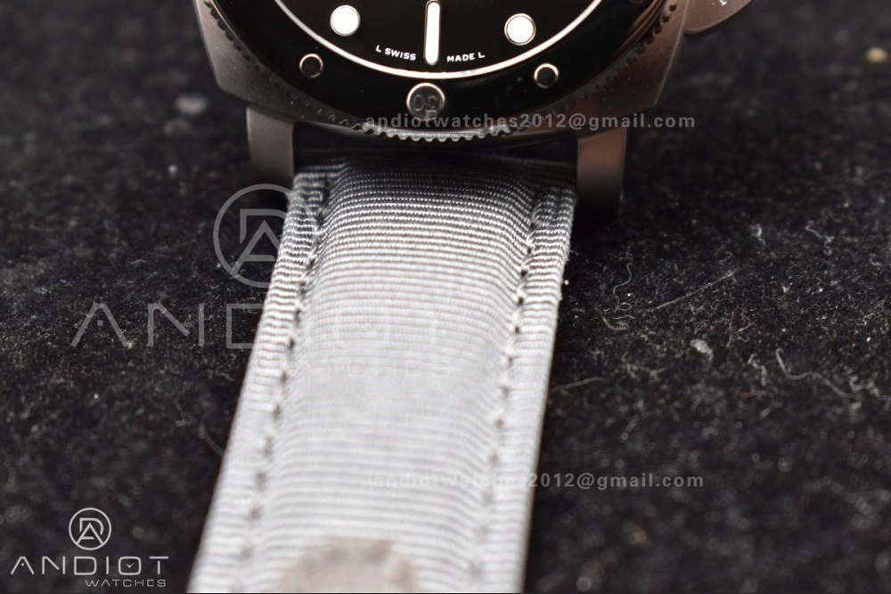 PAM1288 Y SBF 1:1 Best Edition Gray Dial on Gray Nylon Strap P TopPick 320