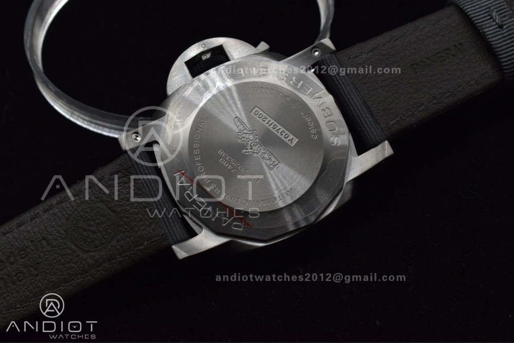 PAM1288 Y SBF 1:1 Best Edition Gray Dial on Gray Nylon Strap P TopPick 320