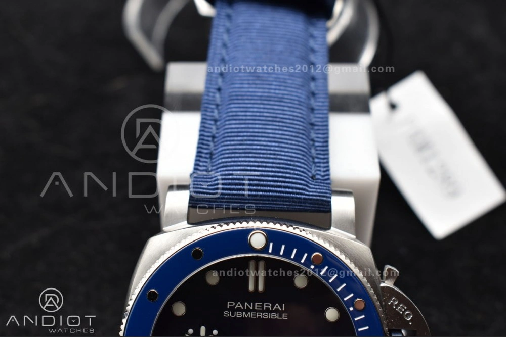 Supportive PAM1289 VSF 1:1 Best Edition Blue Dial on Blue Nylon Strap P 994