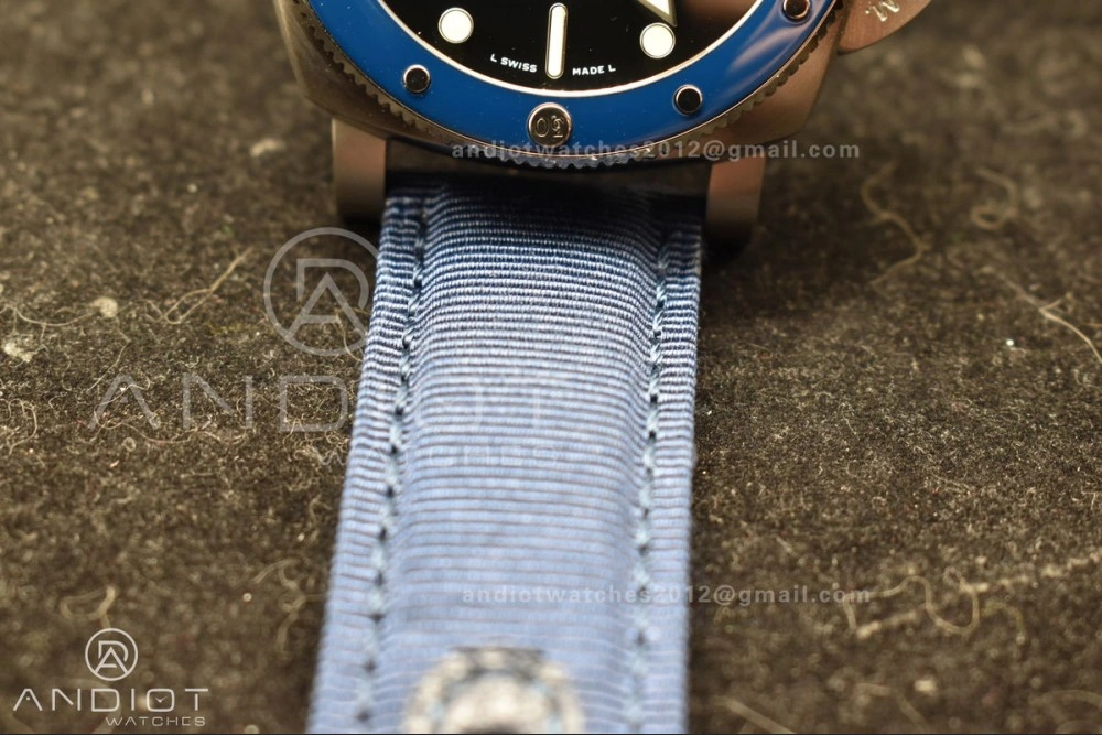 Supportive PAM1289 VSF 1:1 Best Edition Blue Dial on Blue Nylon Strap P 994