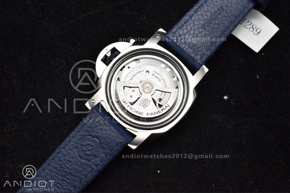 Supportive PAM1289 VSF 1:1 Best Edition Blue Dial on Blue Nylon Strap P 994