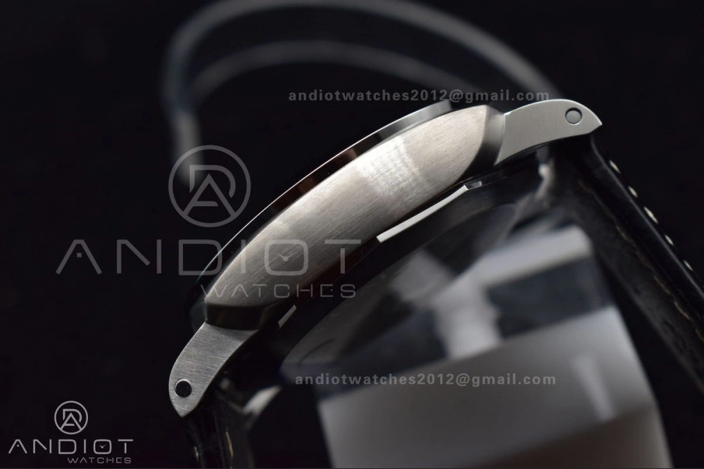 OdorResistant PAM1312  VSF 1:1 Best Edition Black Dial on Black Leather Strap P. 328
