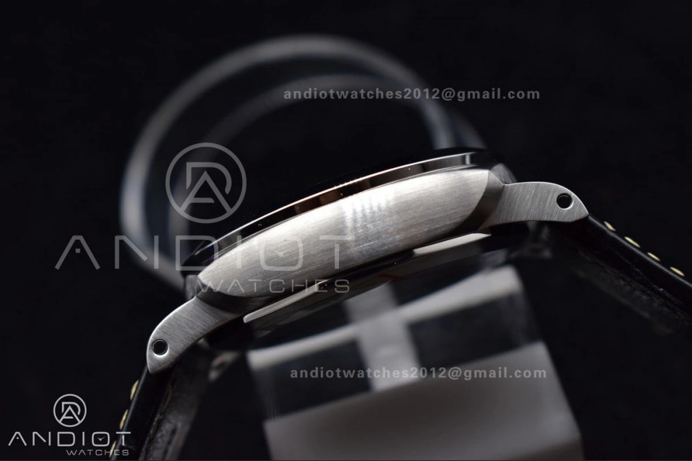ComfortFit PAM1312 SBF 1:1 Best Edition Black Dial on Black Leather Strap P.9010 Clone 350