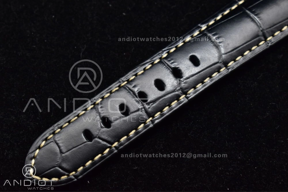 ComfortFit PAM1312 SBF 1:1 Best Edition Black Dial on Black Leather Strap P.9010 Clone 350