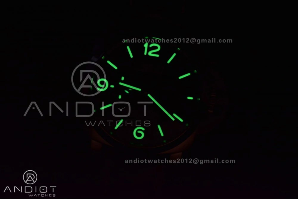ComfortFit PAM1312 SBF 1:1 Best Edition Black Dial on Black Leather Strap P.9010 Clone 350