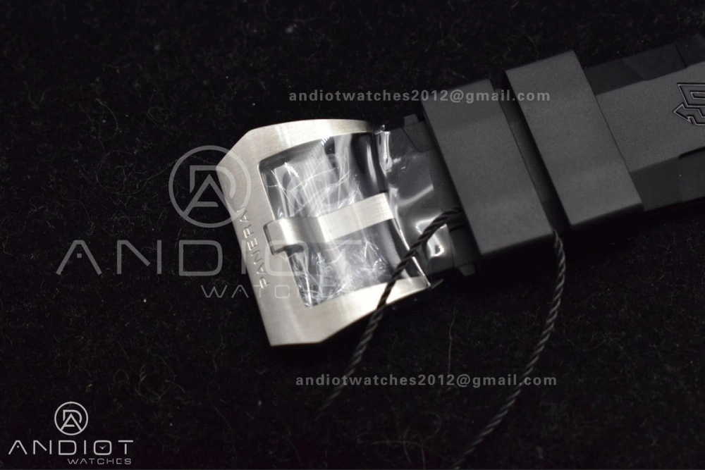 PAM1323 VSF 1:1 Best Edition Grey Dial On Black Rubber Strap P StreetReady 348