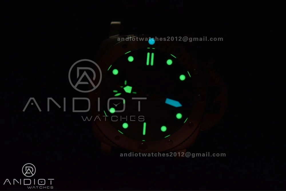 PAM1323 VSF 1:1 Best Edition Grey Dial On Black Rubber Strap P StreetReady 348