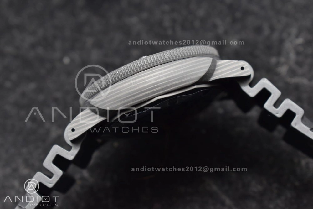 PAM1324 Carbotech VSF 1:1 Best Edition Black Dial On Black Rubber Strap P ComfortFit 353