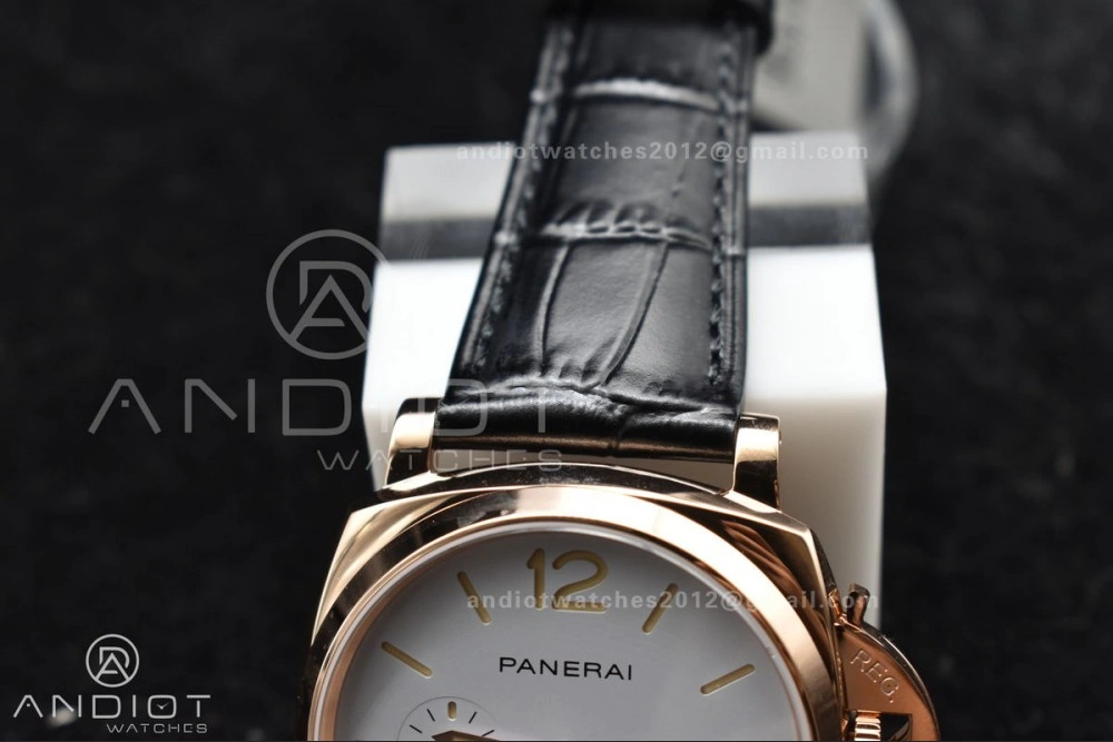 PAM1336 Luminor Due 42mm VSF Best Edition White Dial on Black Leather Strap P OnTrend 983
