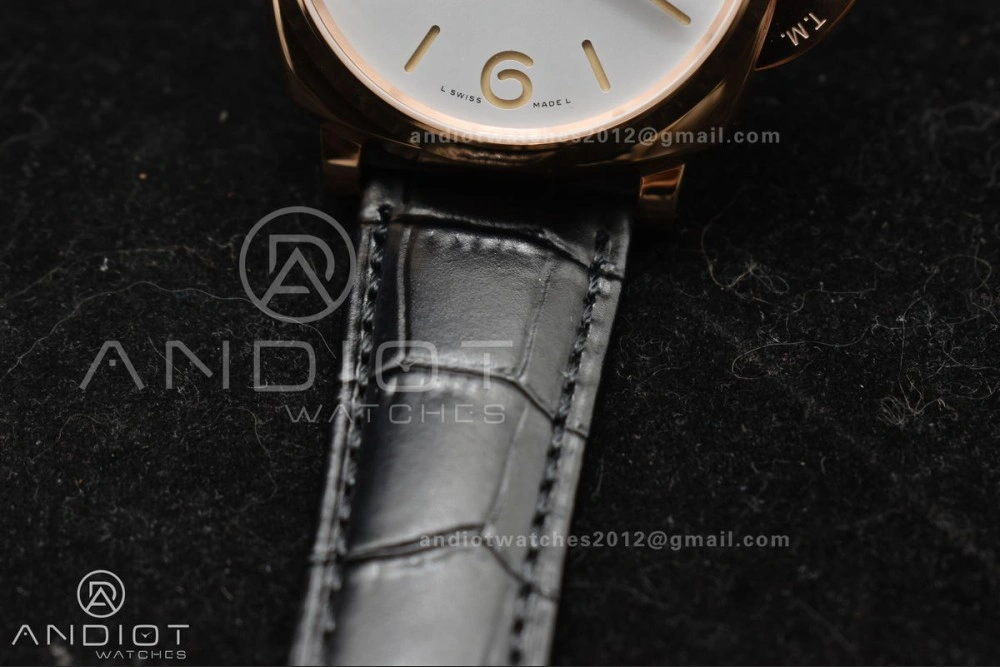PAM1336 Luminor Due 42mm VSF Best Edition White Dial on Black Leather Strap P OnTrend 983