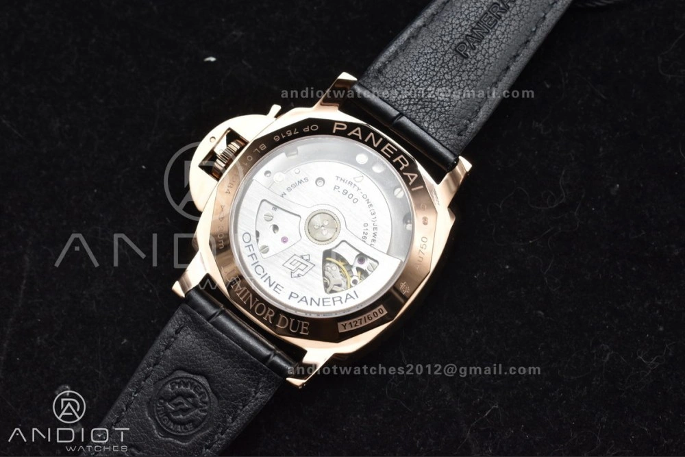 PAM1336 Luminor Due 42mm VSF Best Edition White Dial on Black Leather Strap P OnTrend 983