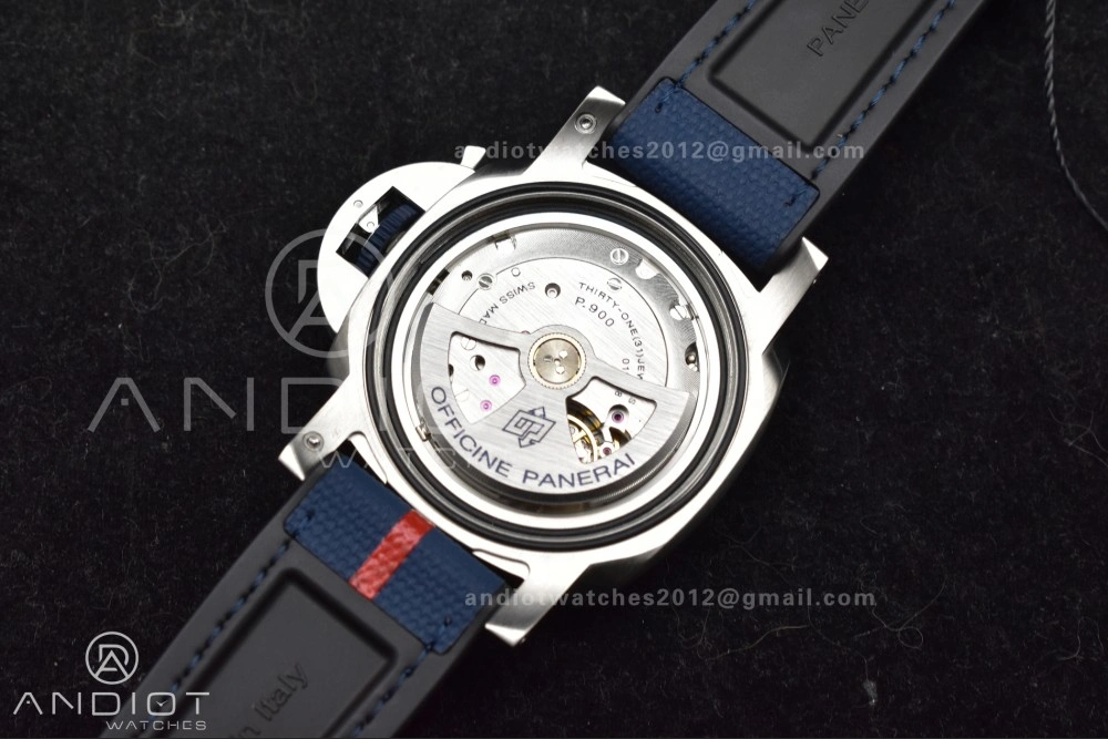 Affordable PAM1391 Luna Rossa Submersible VSF 1:1 Best Edition on Blue Fabric Strap P 340