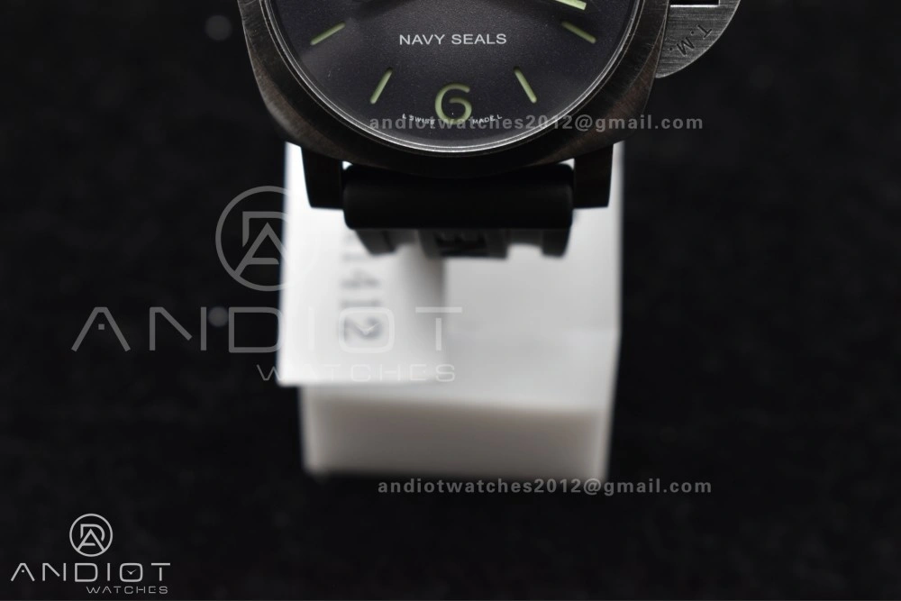 WellDesigned PAM1412 Navy SEALs VSF 1:1 Best Edition Iron Gray Dial on Rubber Strap P.9010 Clone 326