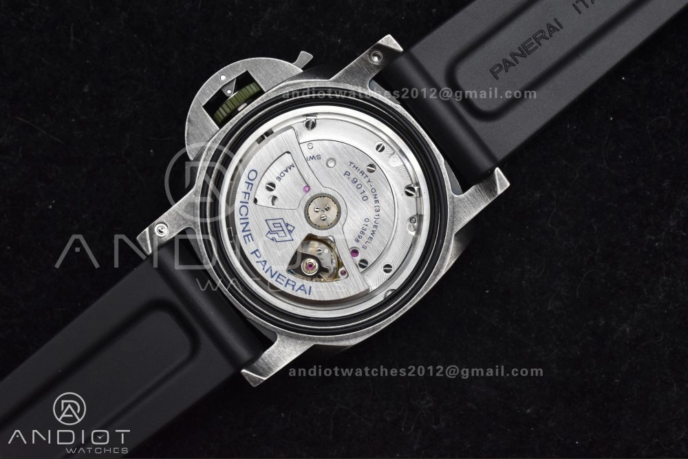 WellDesigned PAM1412 Navy SEALs VSF 1:1 Best Edition Iron Gray Dial on Rubber Strap P.9010 Clone 326