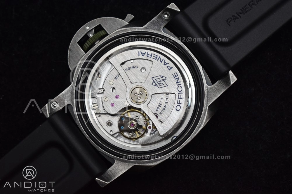 WellDesigned PAM1412 Navy SEALs VSF 1:1 Best Edition Iron Gray Dial on Rubber Strap P.9010 Clone 326
