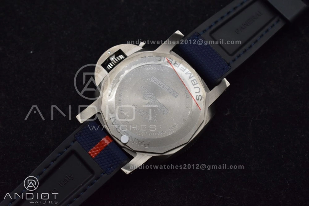 Breathable PAM1507 Submersible GMT Luna Rossa 42mm VSF 1:1 Best Edition on Blue Nylon Strap P 329