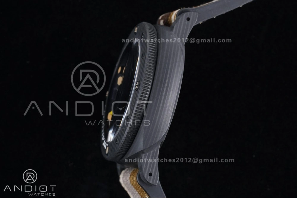 HighQuality PAM1513 Submersible 44mm VSF 1:1 Best Edition Gray Ombre Dial on Camouflage Strap P 327