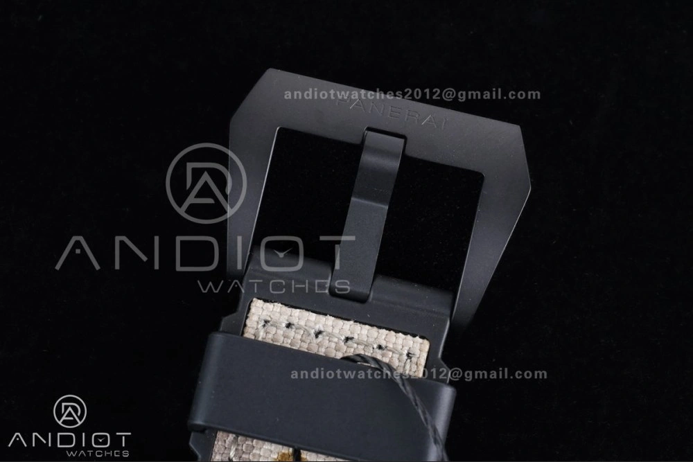 HighQuality PAM1513 Submersible 44mm VSF 1:1 Best Edition Gray Ombre Dial on Camouflage Strap P 327