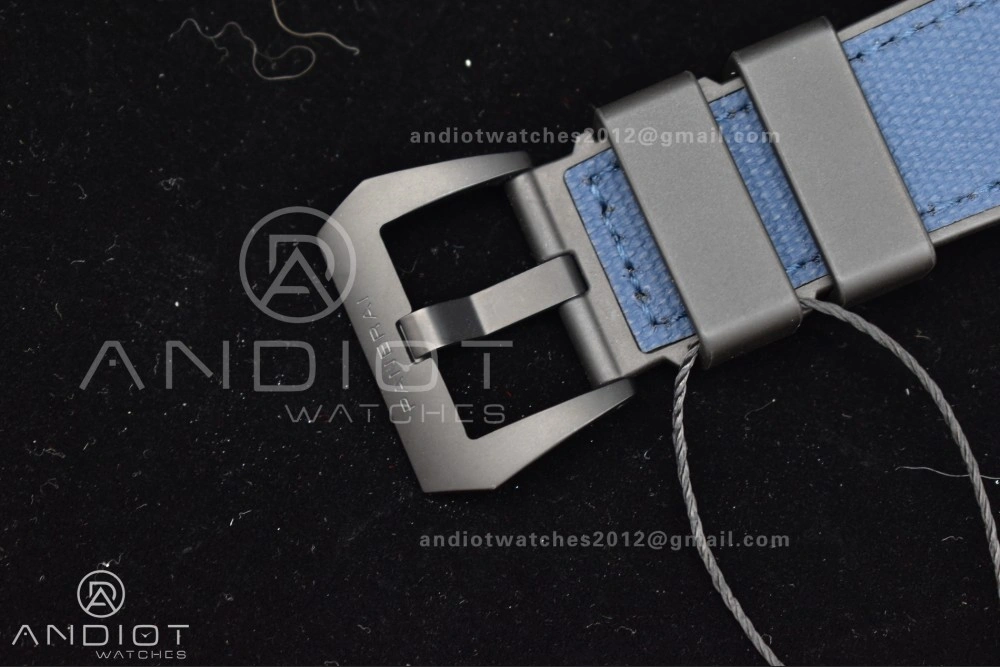 Minimalist PAM1529 Luna Rossa Carbon-tech VSF 1:1 Best Edition on Blue Fabric Strap P.9010 Clone 336