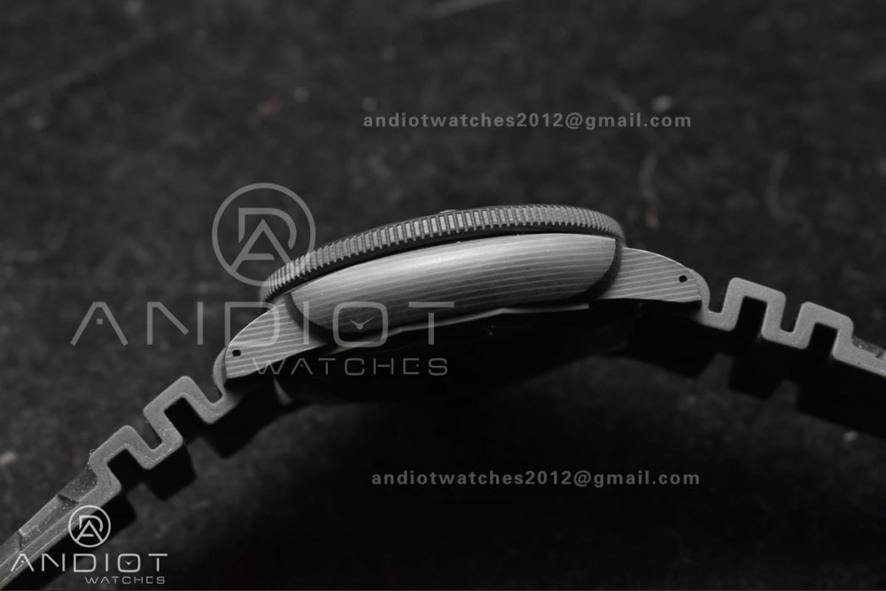 PAM1616 Carbotech 47mm VSF Best Edition Black Dial Blue Markers on Rubber Strap P.9010 Clone Efficient 345