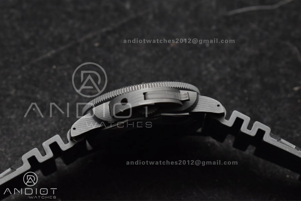PAM1616 Carbotech 47mm VSF Best Edition Black Dial Blue Markers on Rubber Strap P.9010 Clone Efficient 345