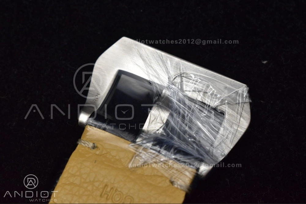 Trendy PAM217 H XF 1:1 Best Edition Superlumed Dial on Black Leather Strap A6497 with Y-Incabloc 993