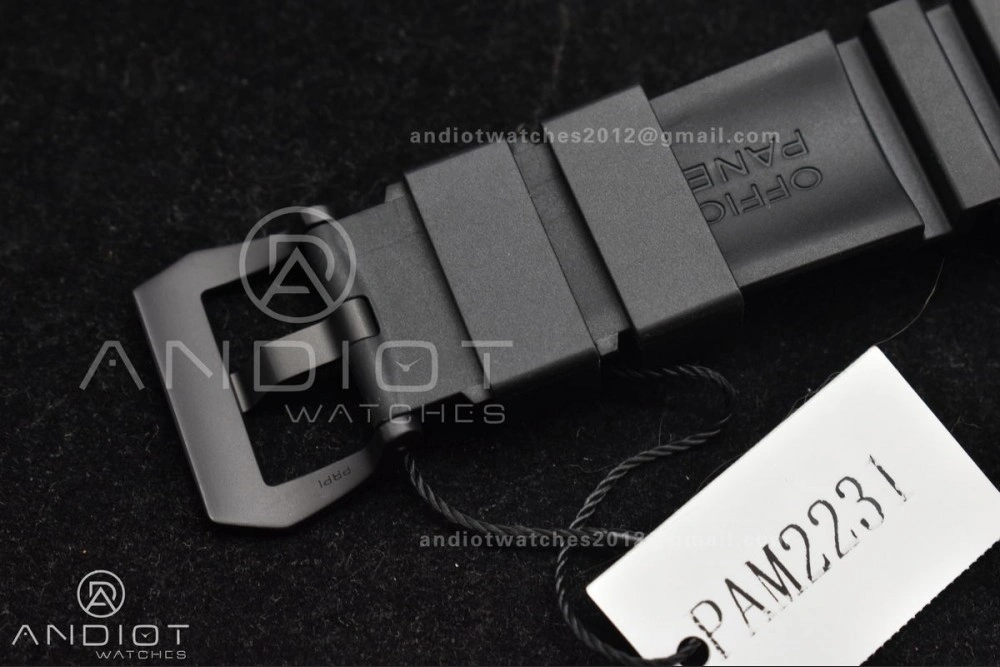 PAM2231 Carbotech 42mm VSF Best Edition Black Dial on Rubber Strap P.900 Clone Versatile 343