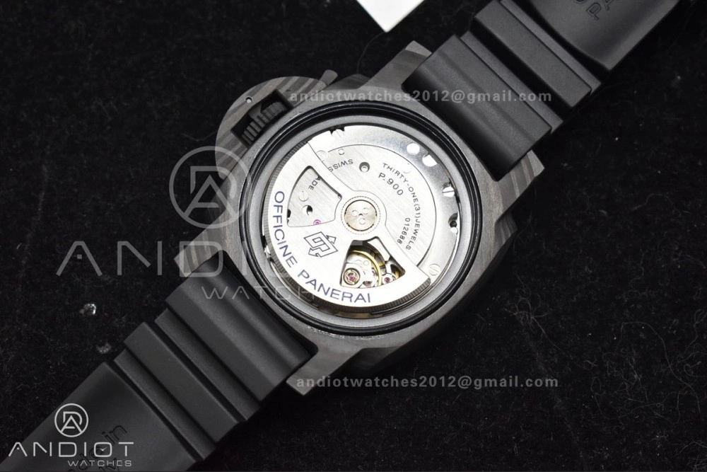 PAM2231 Carbotech 42mm VSF Best Edition Black Dial on Rubber Strap P.900 Clone Versatile 343