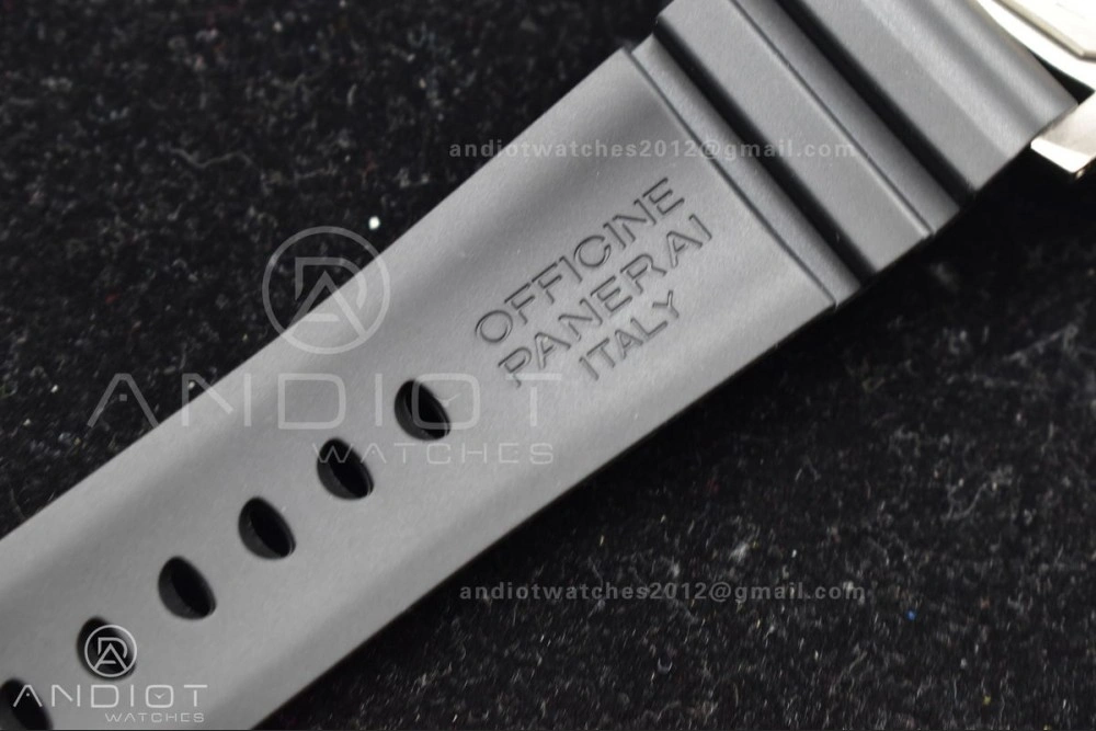 DailyWear PAM389 O VSF 1:1 Best Edition on Black Rubber Strap P.9000 Super Clone V 349