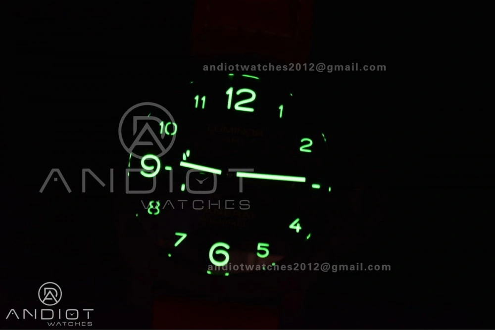 Soft PAM441 O Real Ceramic SBF 1:1 Best Edition on Brown Asso Strap P.9001 Super Clone 442