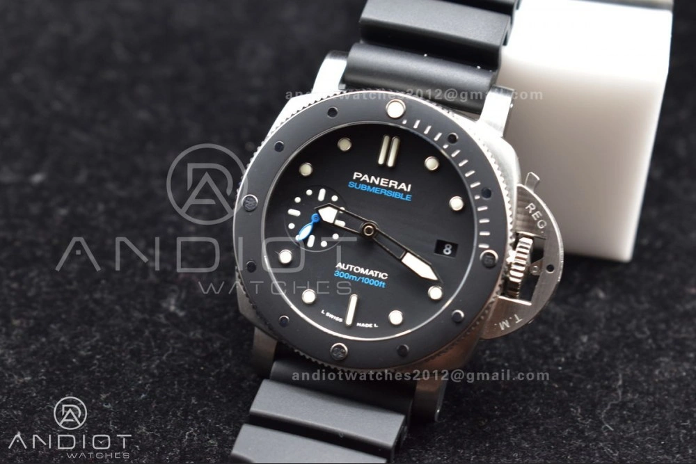 MultiPurpose PAM683 Y SBF 1:1 Best Edition Black Dial on Black Rubber Strap XXXIV 459